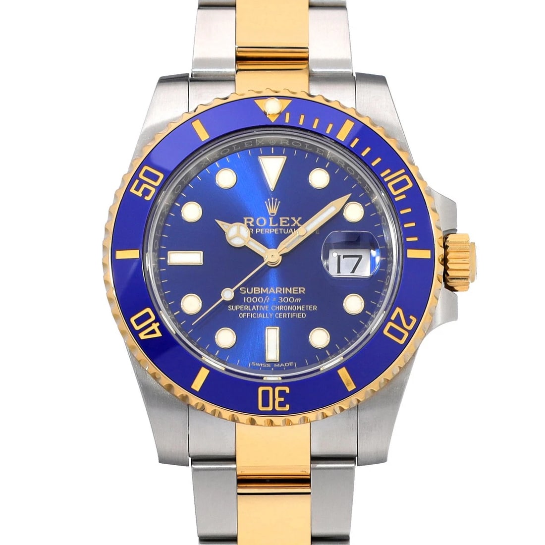 ROLEX SUBMARINER BLUE WATCH (1 of 5)