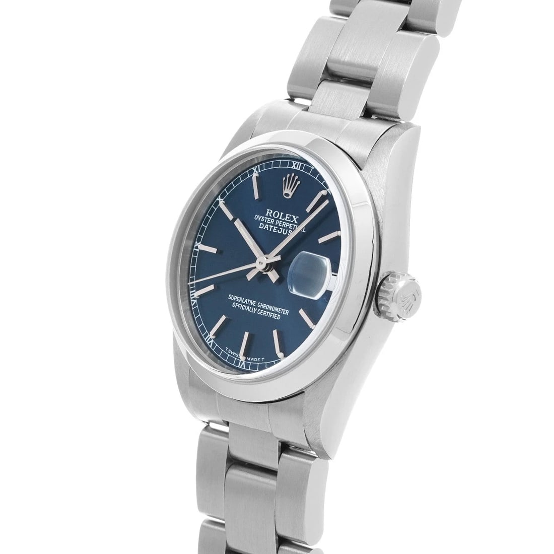 ROLEX DATEJUST BLUE WATCH - 2