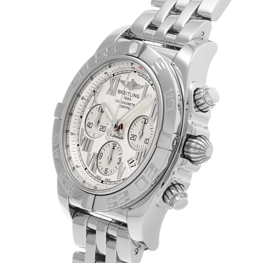BREITLING CHRONOMAT SILVER WATCH - 2