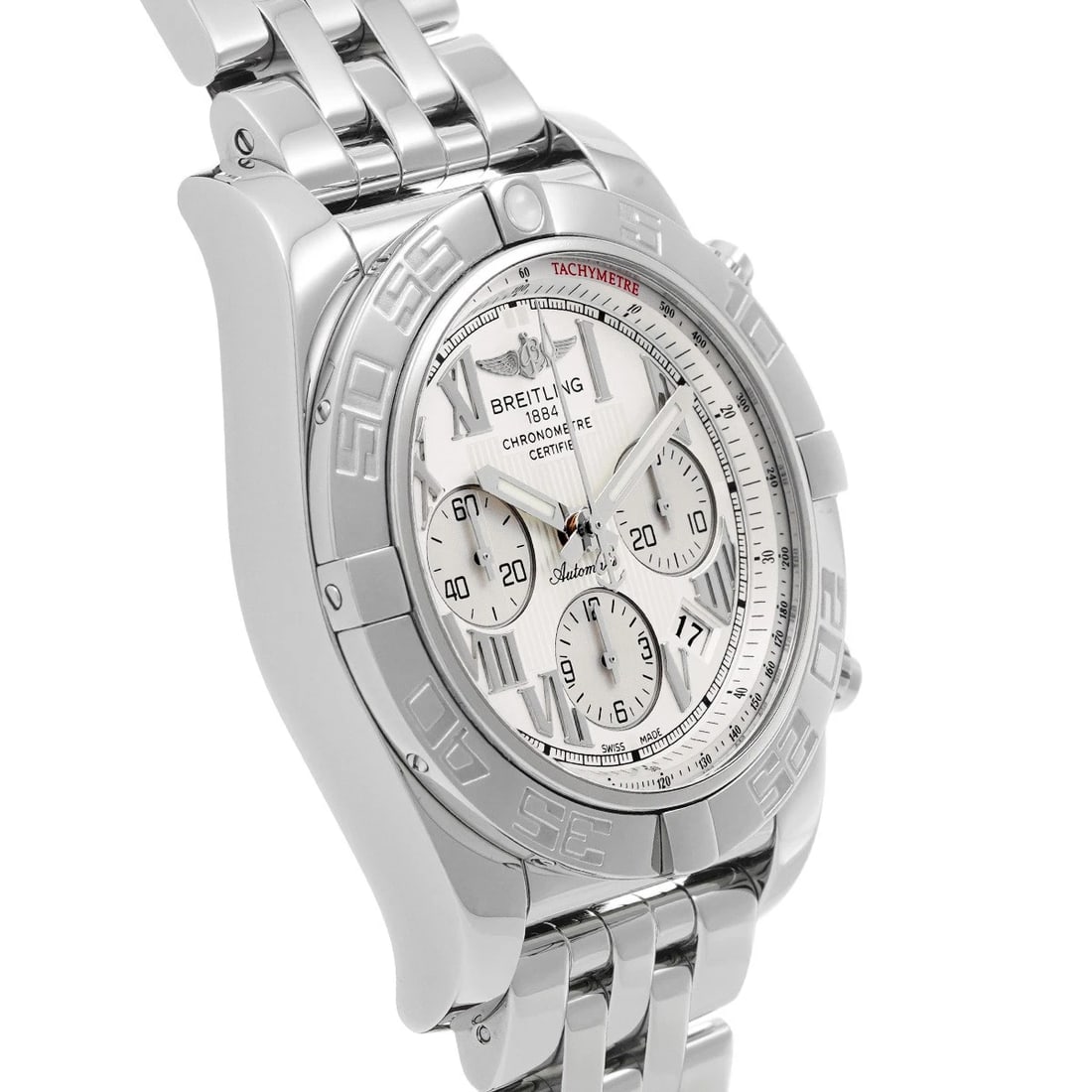 BREITLING CHRONOMAT SILVER WATCH - 3