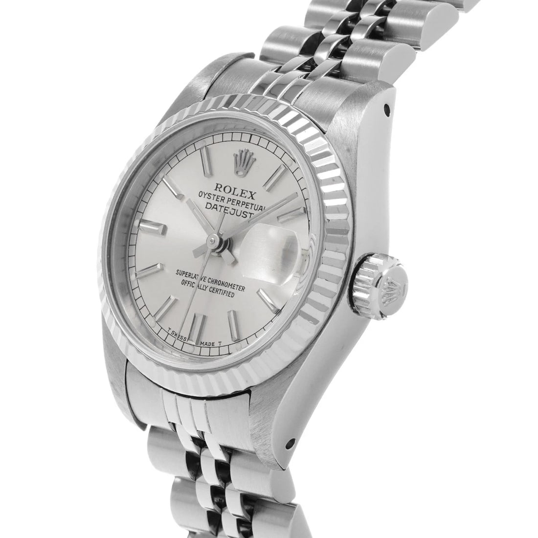 ROLEX DATEJUST SILVER WATCH - 2