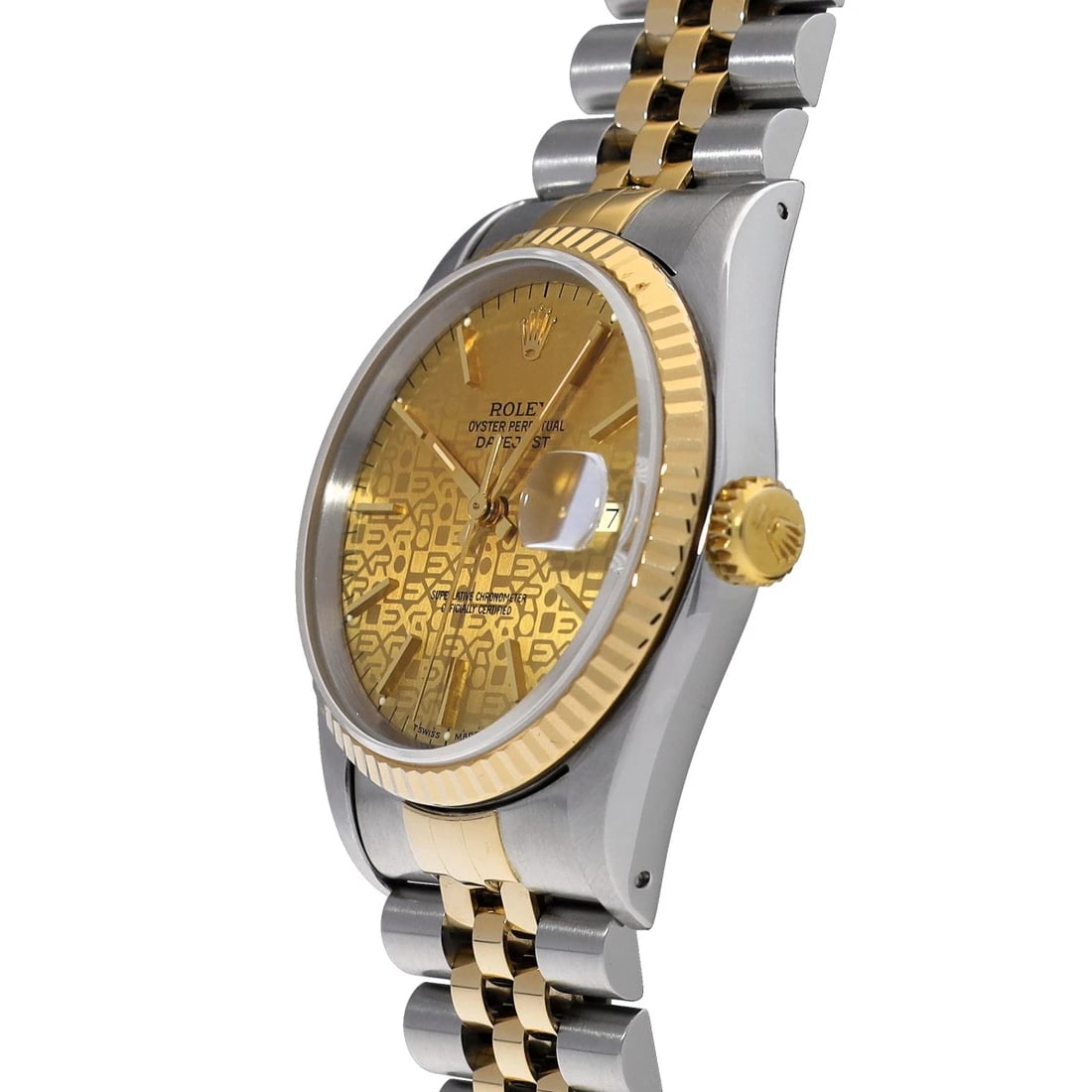 ROLEX DATEJUST CHAMPAGNE COMPUTER WATCH - 2