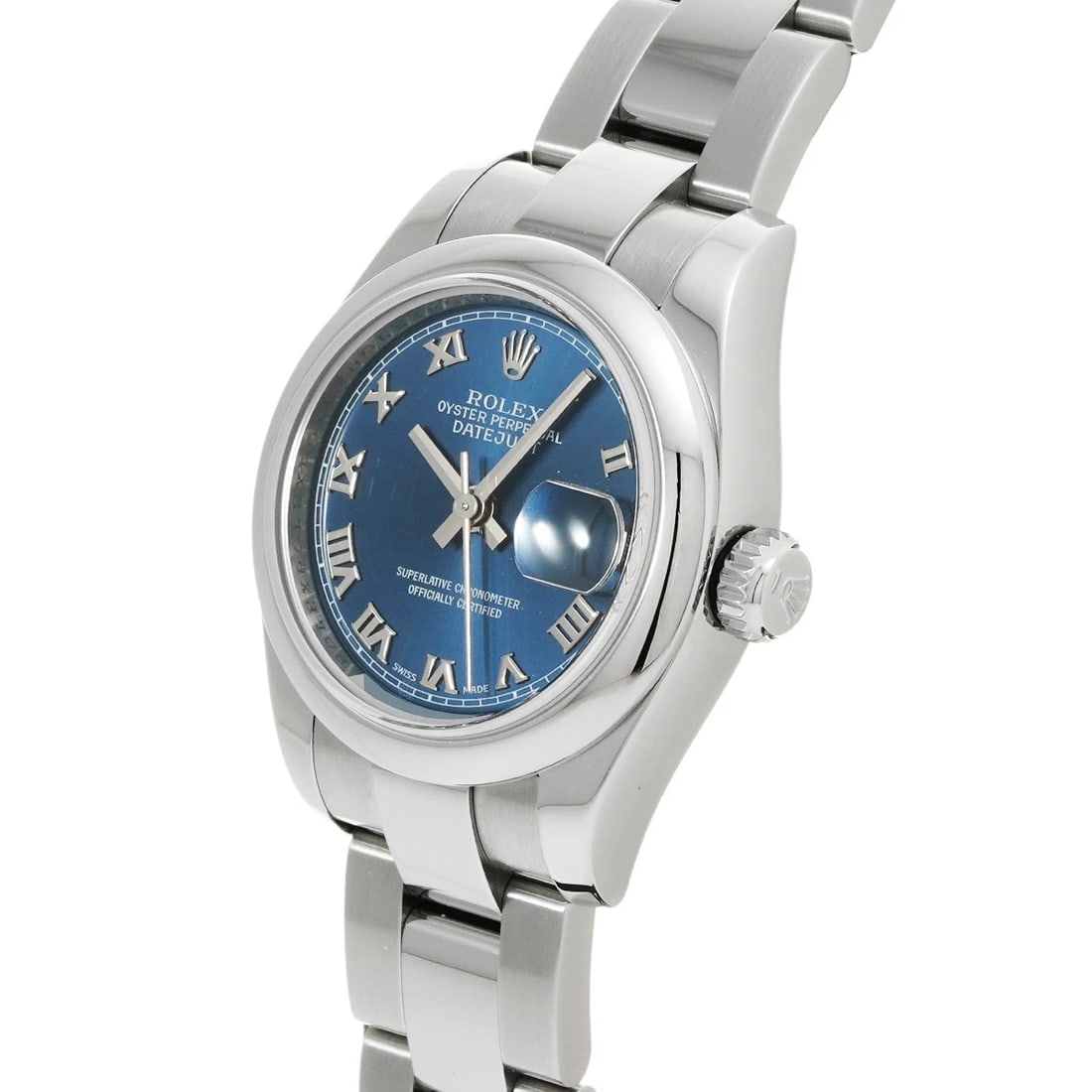 ROLEX DATEJUST BLUE WATCH - 2