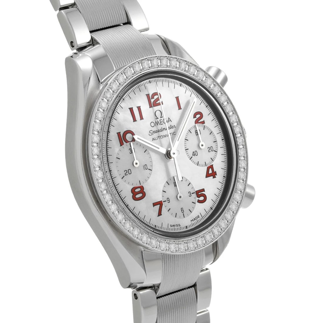 OMEGA SPEEDMASTER WHITE SHELL WATCH - 3