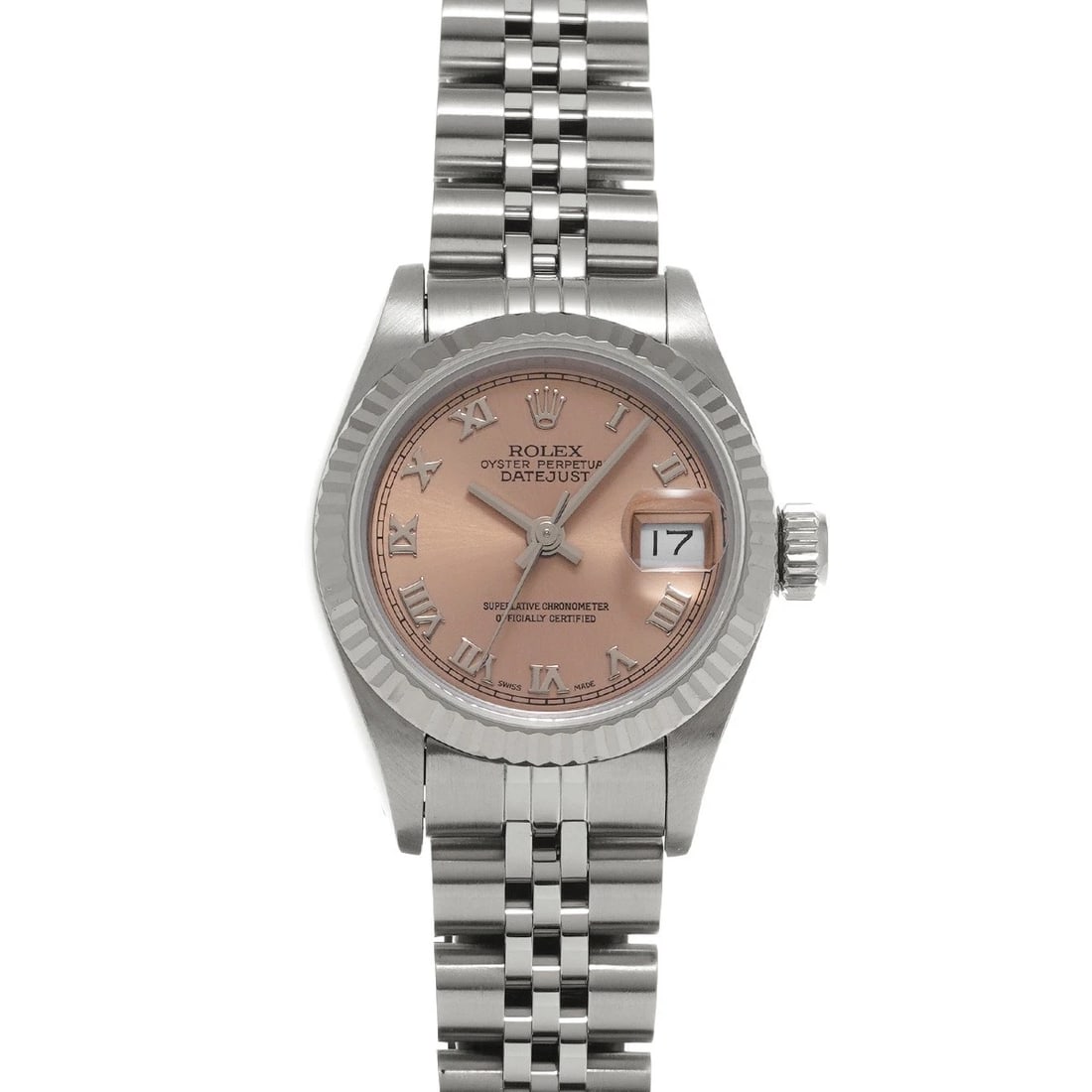 ROLEX DATEJUST PINK WATCH (1 of 4)