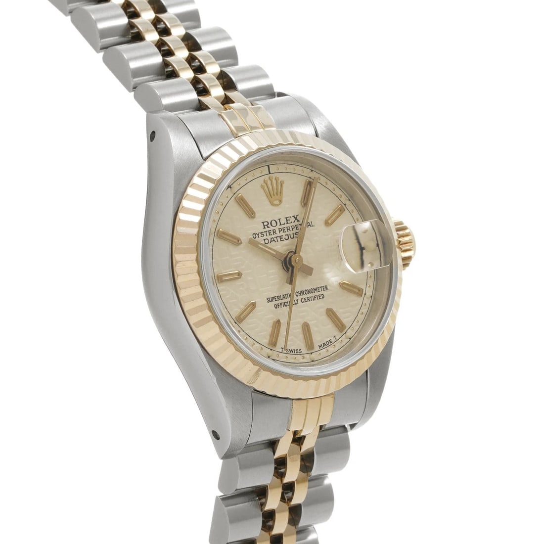 ROLEX DATEJUST IVORY COMPUTER WATCH - 3