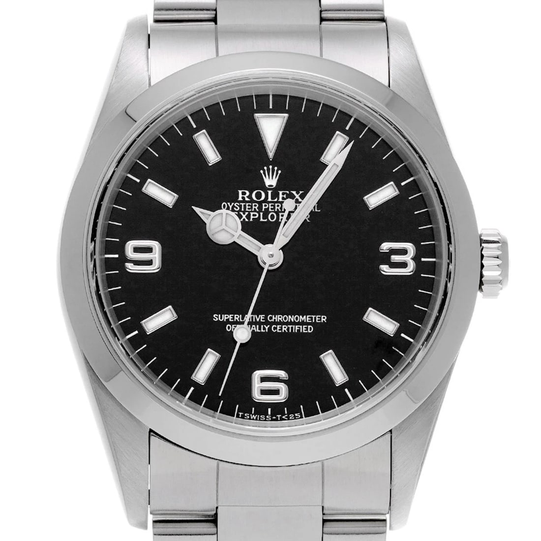 ROLEX EXPLORER BLACK WATCH - 4