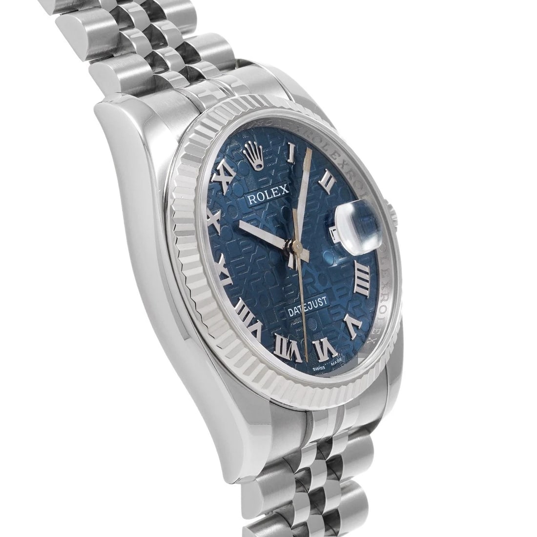 ROLEX DATEJUST BLUE COMPUTER WATCH - 3