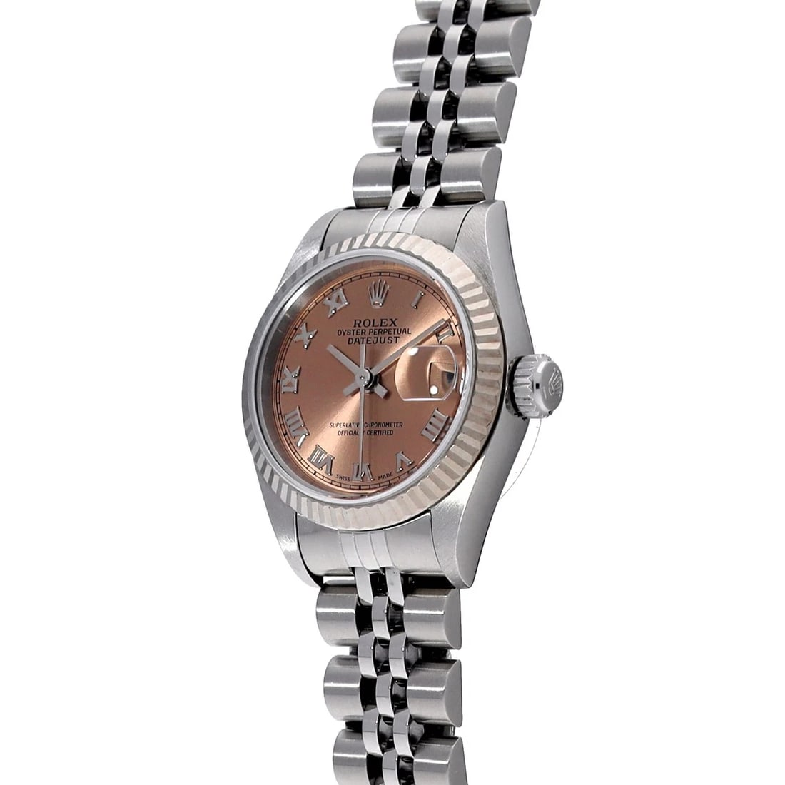 ROLEX DATEJUST PINK WATCH - 2