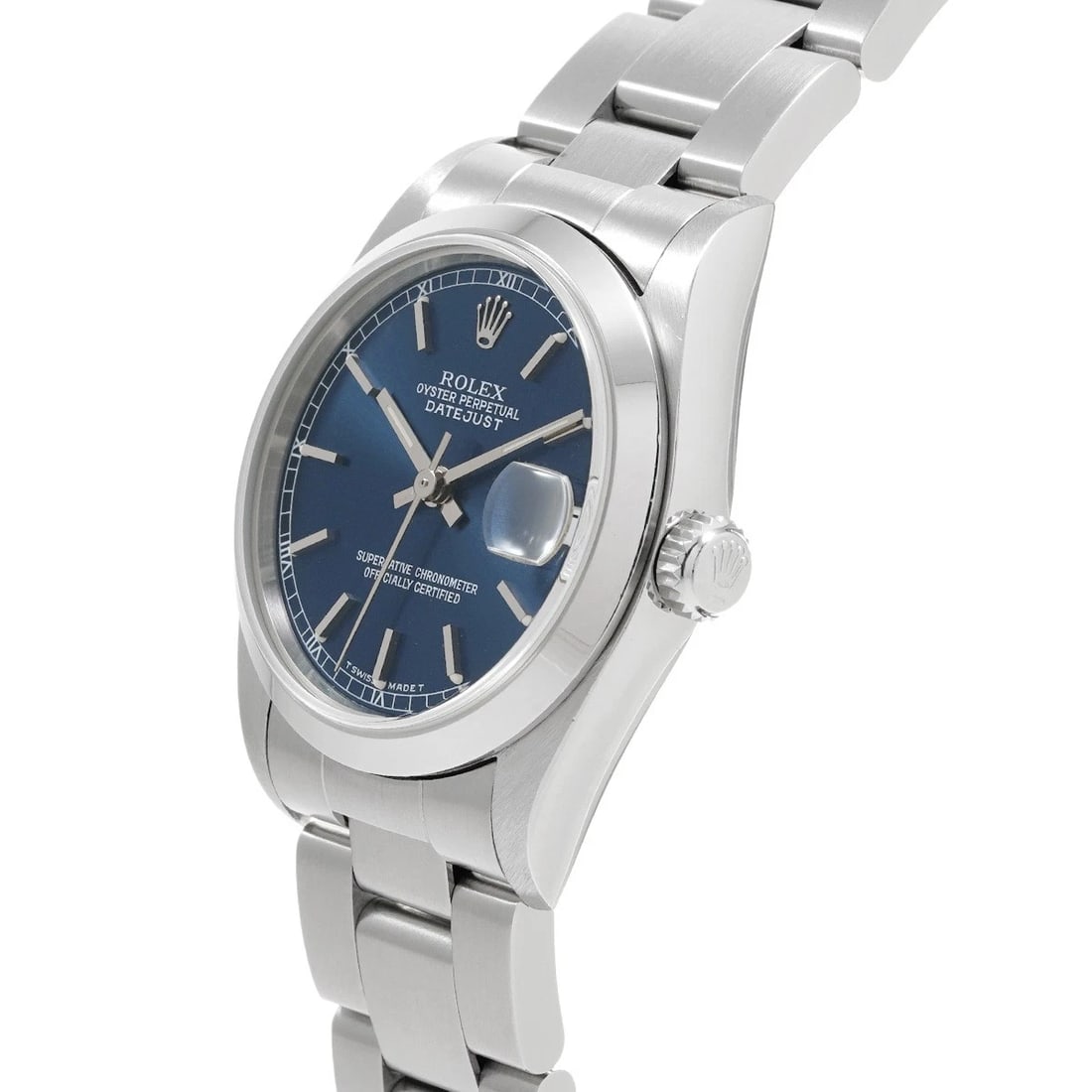 ROLEX DATEJUST BLUE WATCH - 2