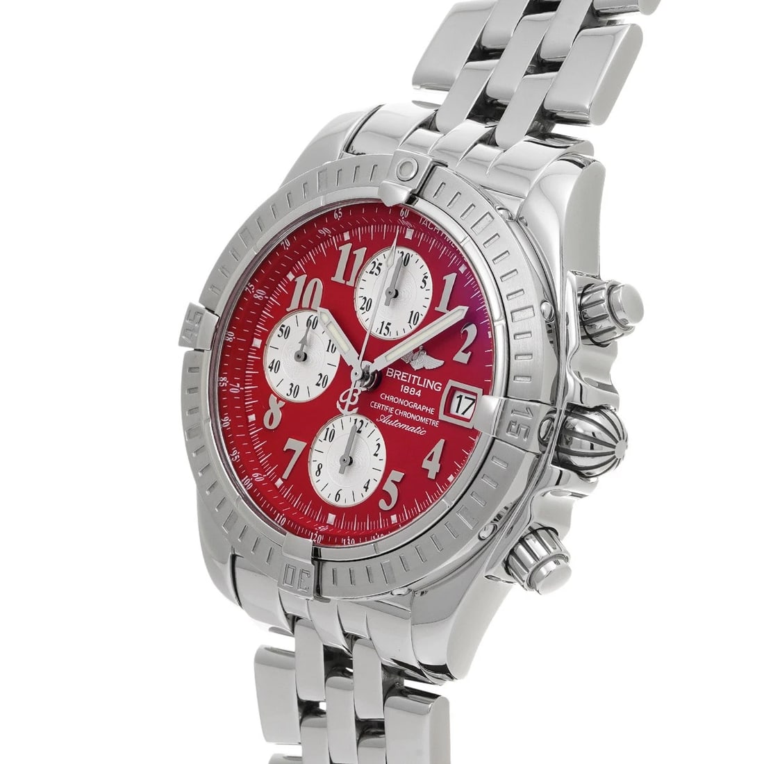 BREITLING CHRONOMAT EVOLUTION RED WATCH - 2