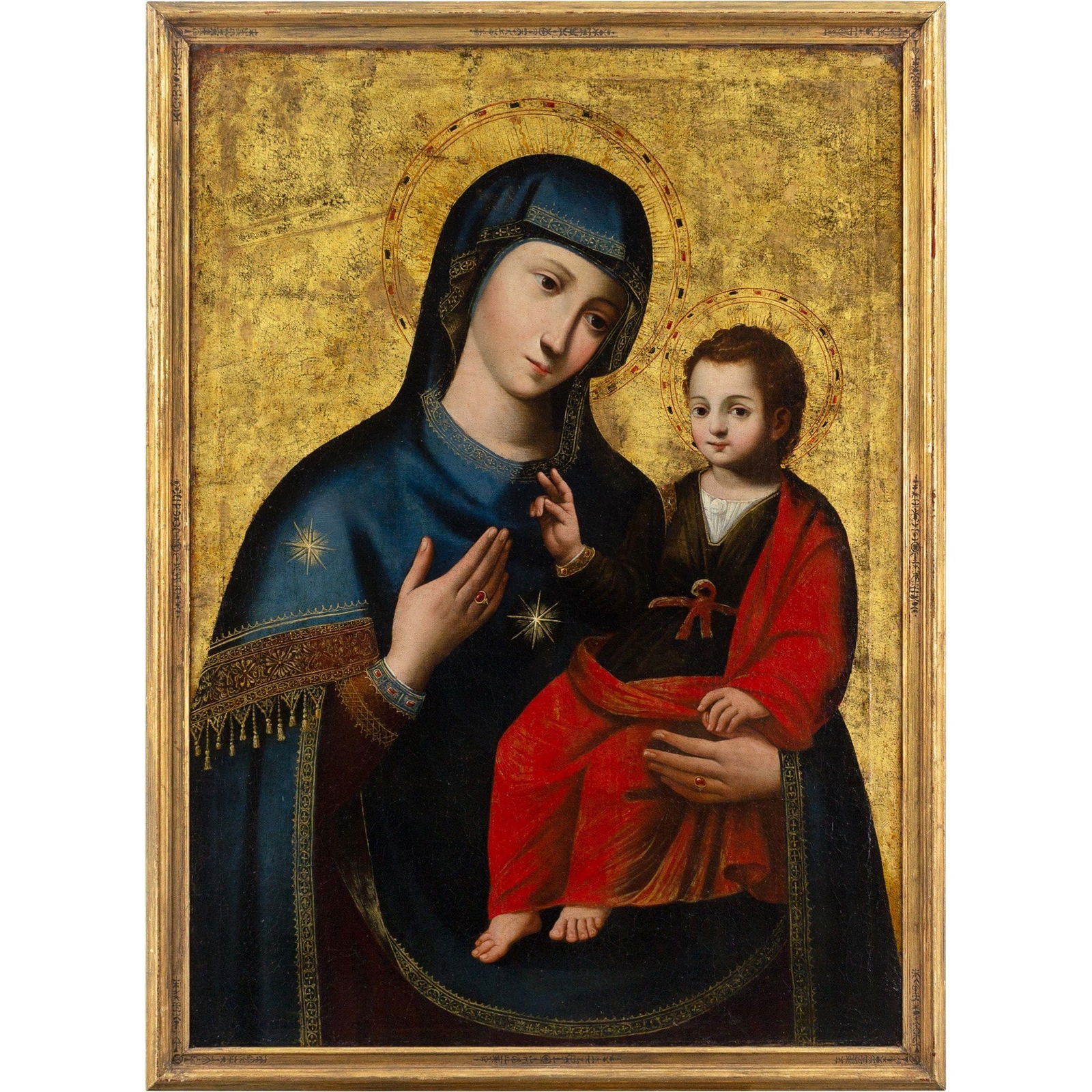 17TH-CENTURY CENTRAL ITALIAN SCHOOL THE MADONNA & CHILD (1 of 7)