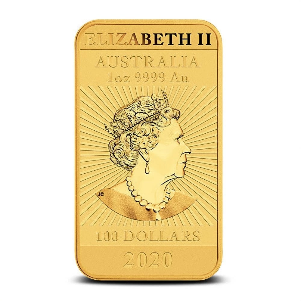 2020 AUSTRALIAN RECTANGULAR GOLD DRAGON COIN - 3