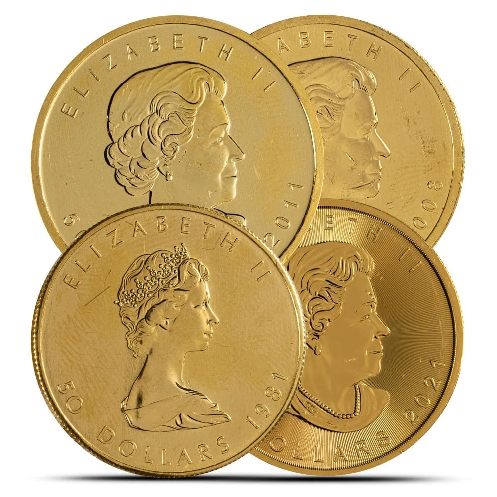 GOLD MAPLE LEAF COIN - 2
