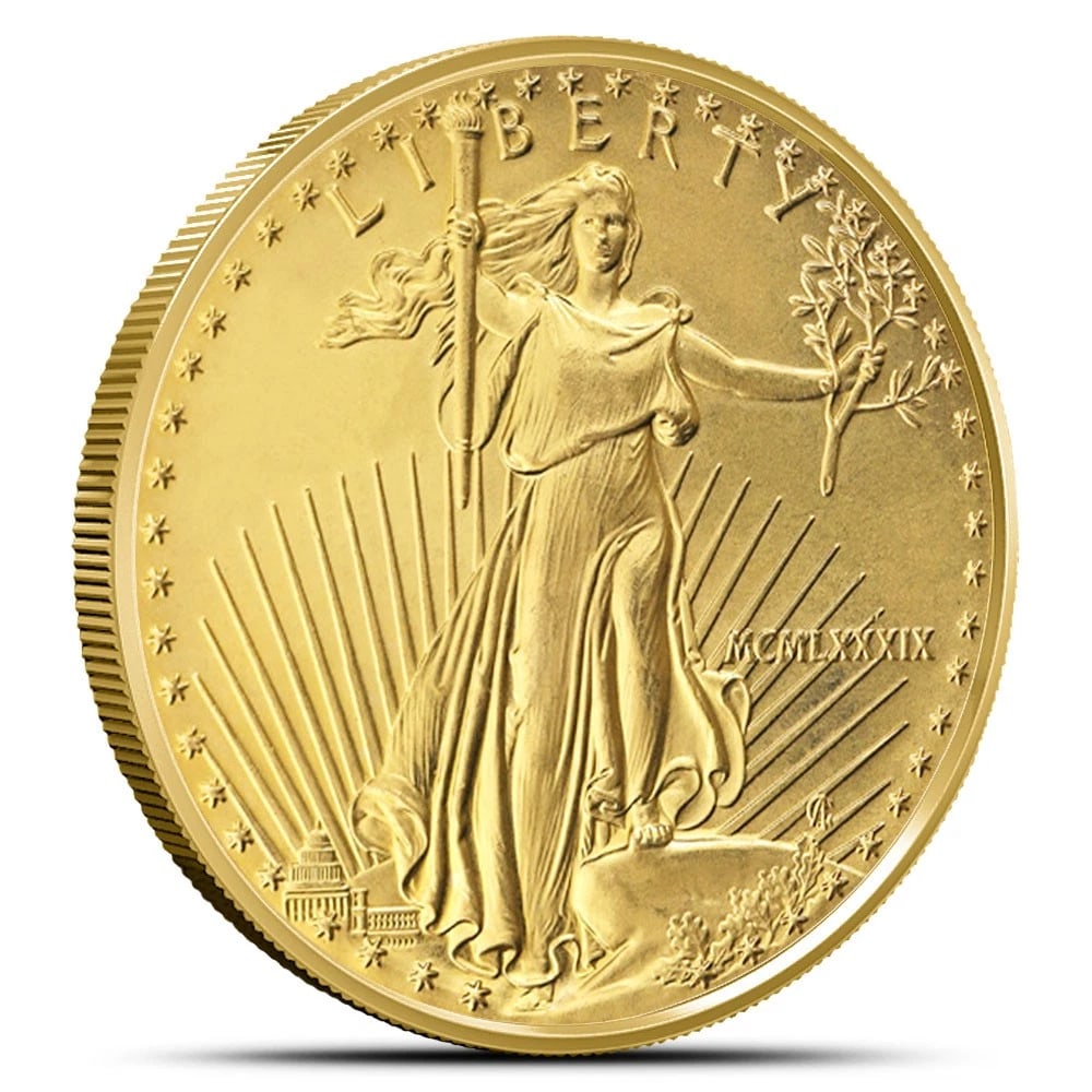 1989 AMERICAN GOLD EAGLE COIN: 1989 American Gold Eagle Coin Brand/Mint: US Mint Year: 1989 Denomination: None Fineness: 0.9167 Country of Origin: United States Accessories: None Accessories Notice: When purchasing