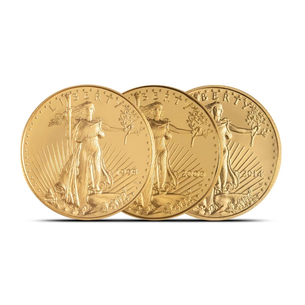PROOF AMERICAN GOLD EAGLE COIN: Proof American Gold Eagle Coin Brand/Mint: US Mint Year: Random Denomination: None Fineness: 0.9167 Country of Origin: United States Accessories: None Accessories Notice: When purchasing p
