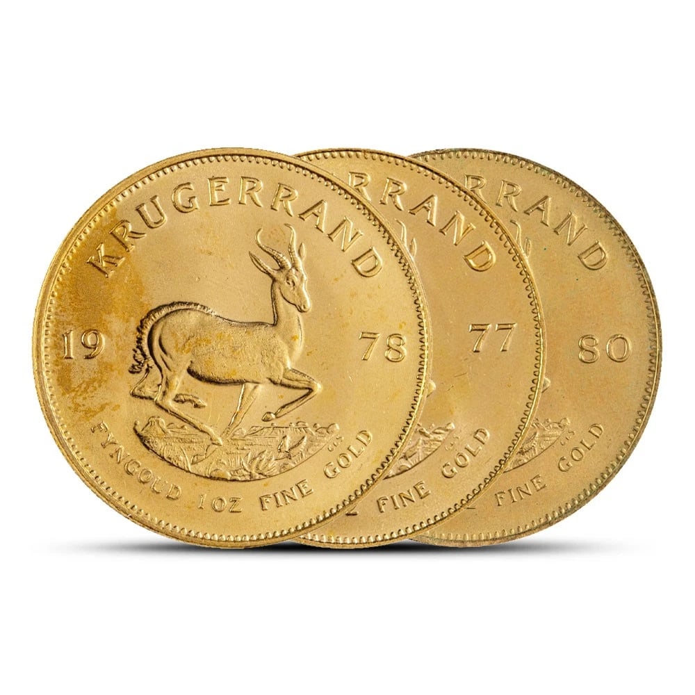 SOUTH AFRICAN GOLD KRUGERRAND COIN: South African Gold Krugerrand Coin Brand/Mint: South African Mint Year: Random Denomination: None Fineness: 0.9167 Country of Origin: South Africa Accessories: None Accessories Notice: When