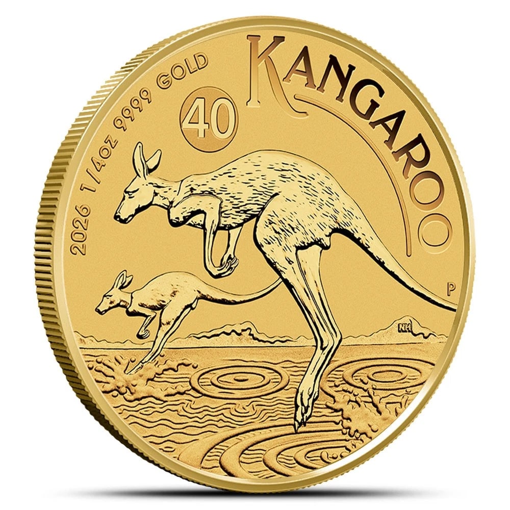 2026 AUSTRALIAN GOLD KANGAROO COIN: 2026 Australian Gold Kangaroo Coin Brand/Mint: Perth Mint Year: 2026 Denomination: None Fineness: 0.9999 Country of Origin: Australia Accessories: None Accessories Notice: When purchasing