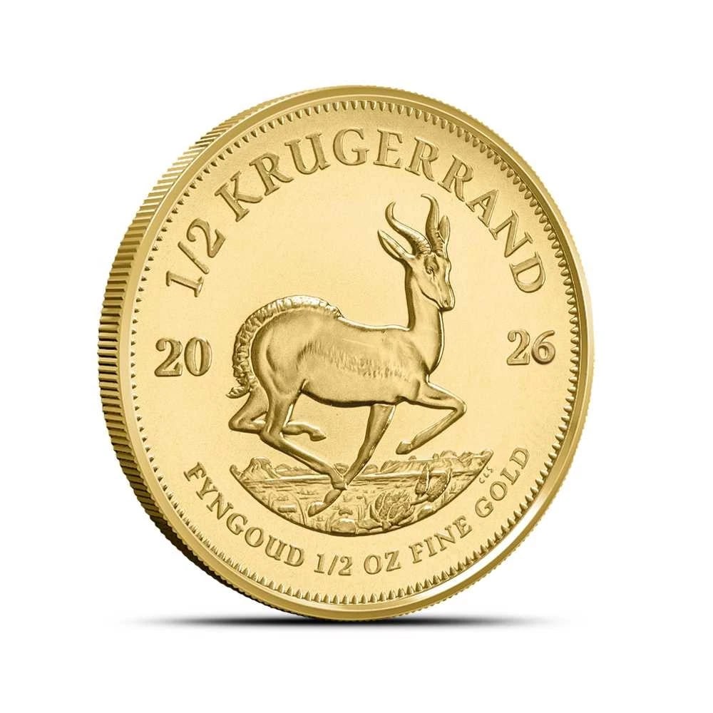 2026 SOUTH AFRICAN GOLD KRUGERRAND COIN: 2026 South African Gold Krugerrand Coin Brand/Mint: South African Mint Year: 2026 Denomination: None Fineness: 0.9167 Country of Origin: South Africa Accessories: None Accessories Notice:
