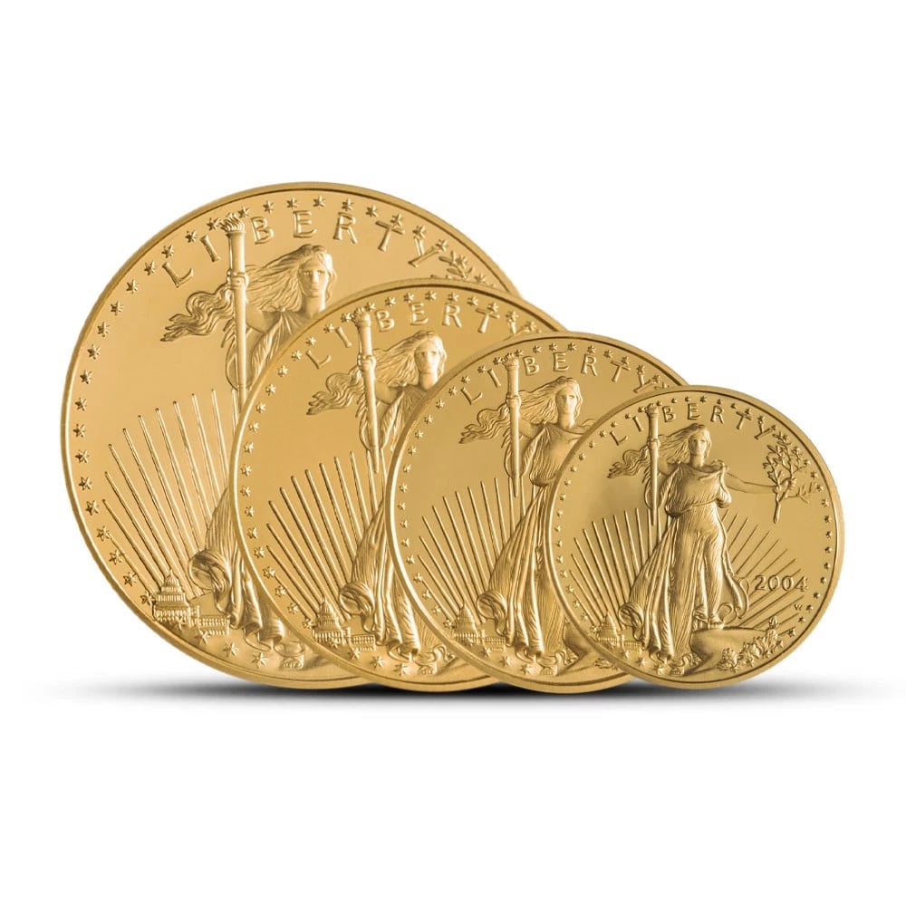 2004-W 4-COIN PROOF AMERICAN GOLD EAGLE SET (1 of 2)