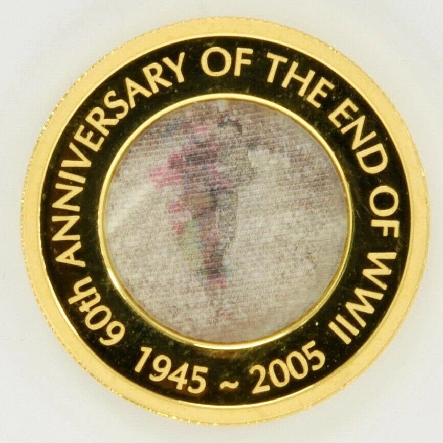 2005 60TH ANNIVERSARY END WWII DANCING MAN AUSTRALIA: 2005 60th Anniversary End WWII Dancing Man Australia Brand/Mint: None Year: 2005 Denomination: None Fineness: None Country of Origin: United States Accessories: None Accessories Notice: When