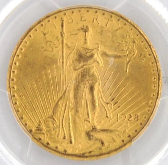 1928 $20 ST. GAUDENS DOUBLE EAGLE GRADED (1 of 2)