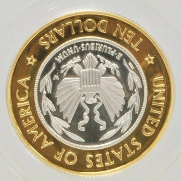 2000-W US LIBRARY CONGRESS $10 GOLD (1 of 2)