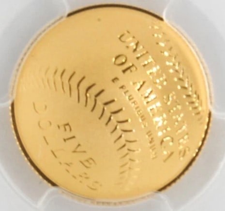 US MINT 2014-W $5 GOLD BASEBALL: US Mint 2014-W $5 Gold Baseball Brand/Mint: None Year: None Denomination: None Fineness: None Country of Origin: United States Accessories: None Accessories Notice: When purchasing pre-own