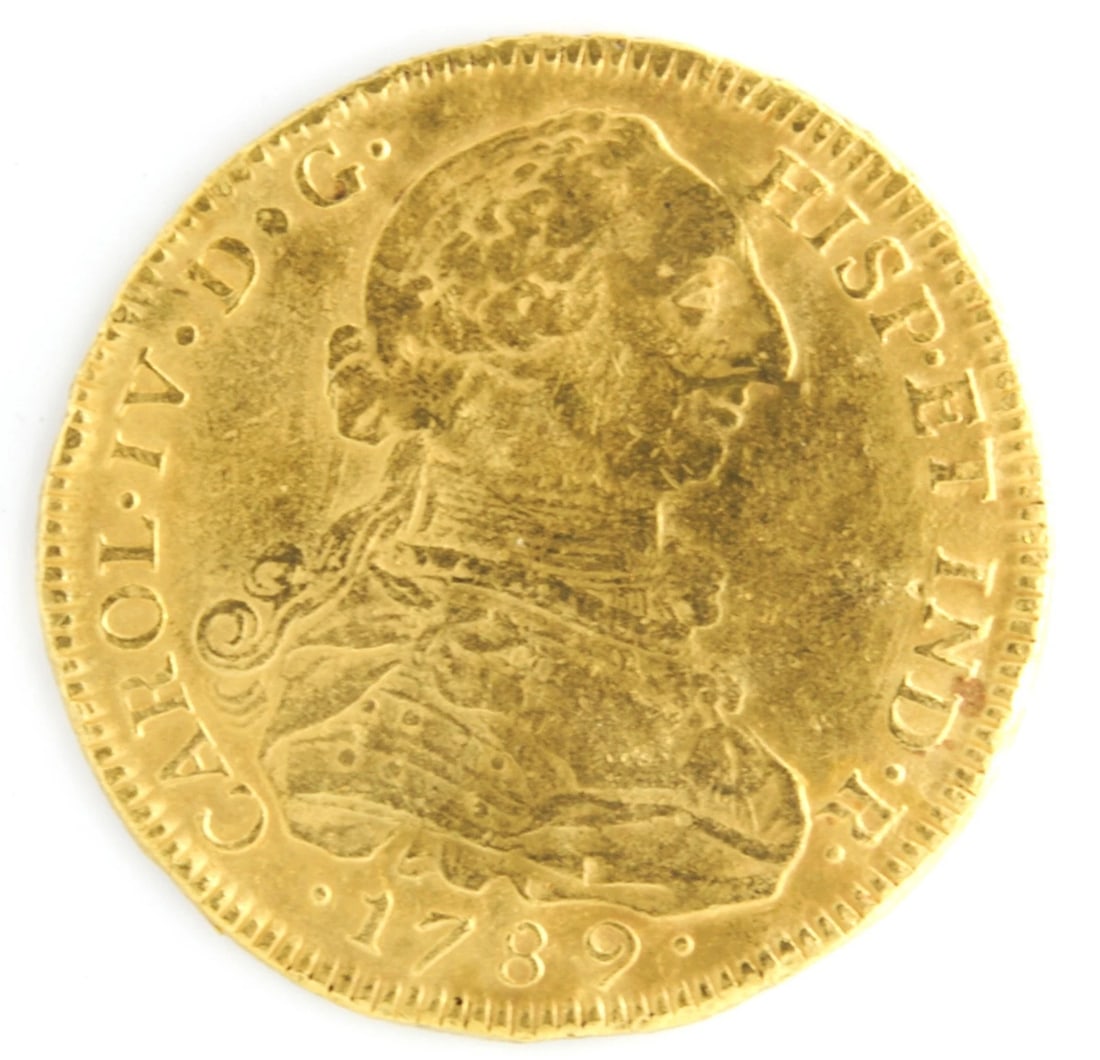 COLOMBIA 1789SCUDOS .901 FINE GOLD COIN (1 of 2)