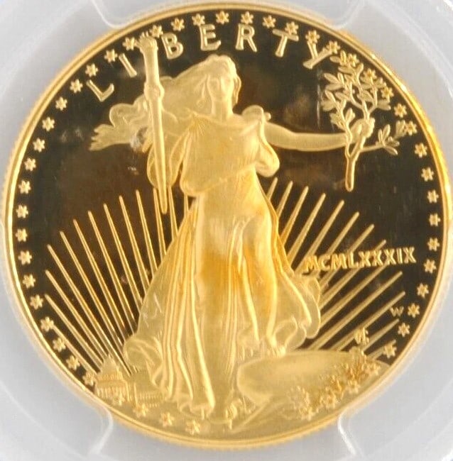 US 1989-W $50 DOLLAR PROOF AMERICAN GOLD EAGLE (1 of 2)