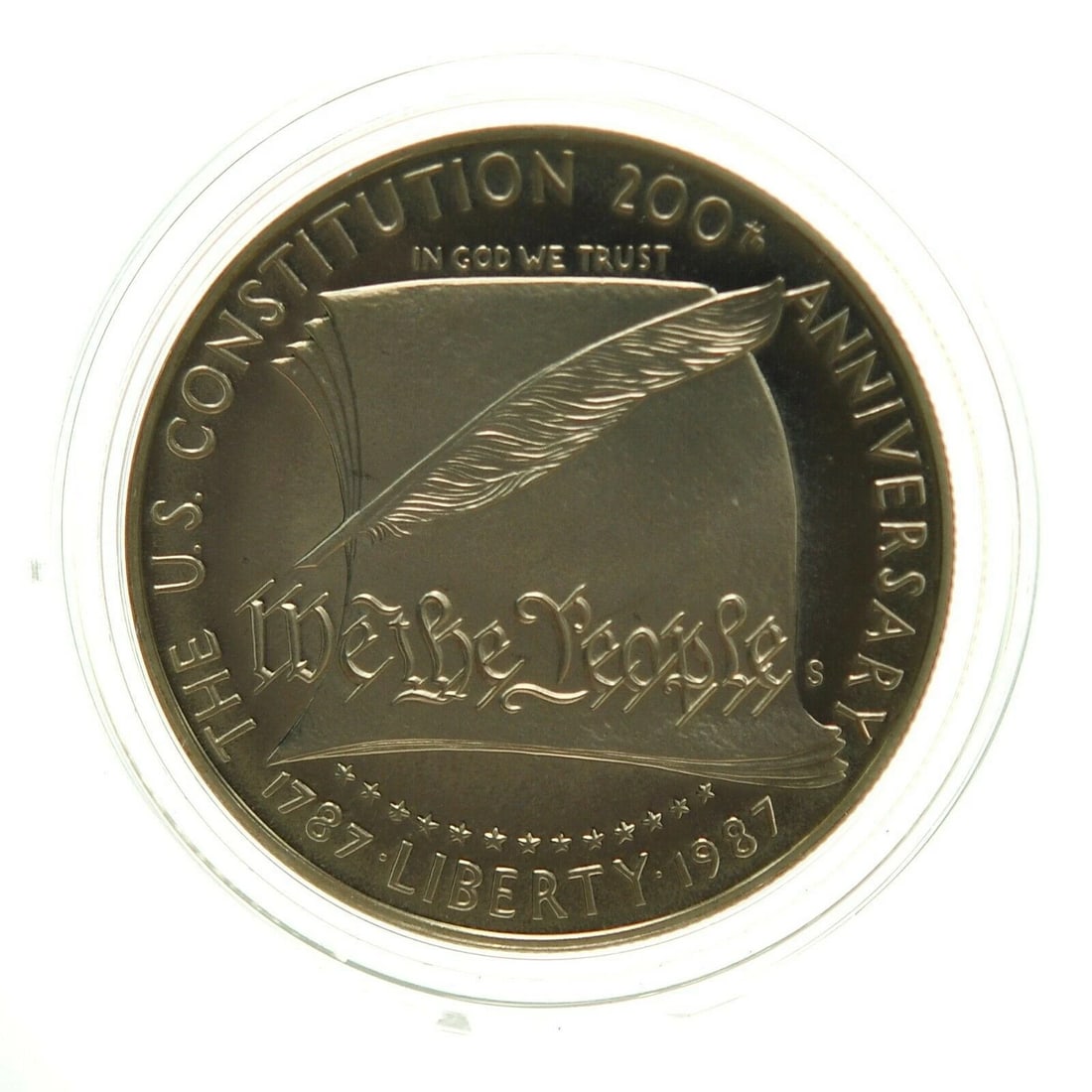 1987 US CONSTITUTION TWO COIN SET GOLD $5 LIBERTY SILVER (1 of 4)