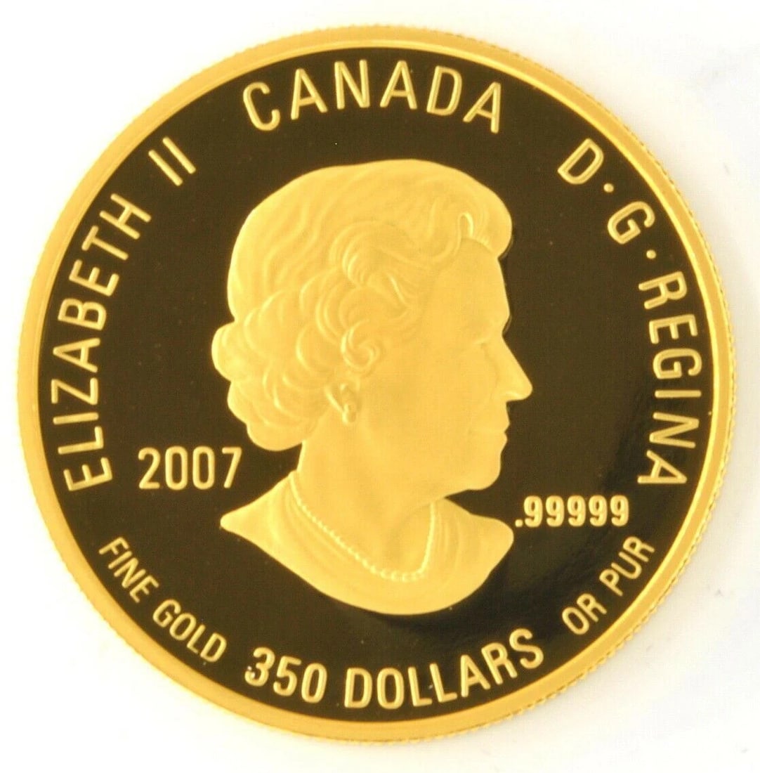 2007 CANADA $350 PURPLE VIOLET: 2007 Canada $350 Purple Violet Brand/Mint: None Year: 2007 Denomination: $350 Fineness: 0.9999 Country of Origin: Canada Accessories: None Accessories Notice: When purchasing pre-owned goo