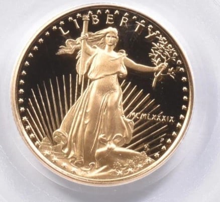 1989-P $10 AMERICAN GOLD EAGLE (1 of 2)