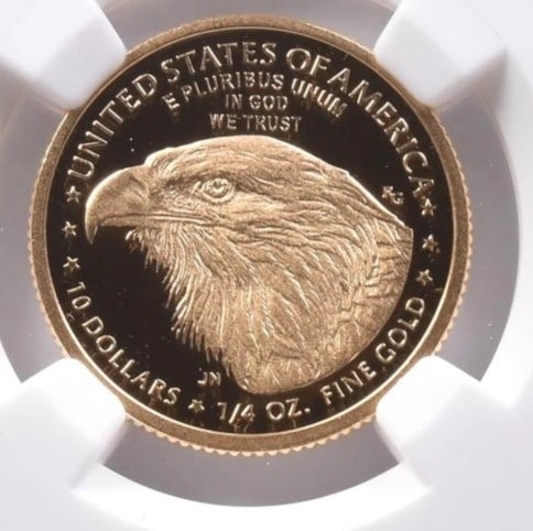 2021-W $10 AMERICAN GOLD EAGLE TYPE 2: 2021-W $10 American Gold Eagle Type 2 Brand/Mint: None Year: 2021 Denomination: $10 Country of Origin: United States Accessories: None Accessories Notice: When purchasing pre-owned goods, please r