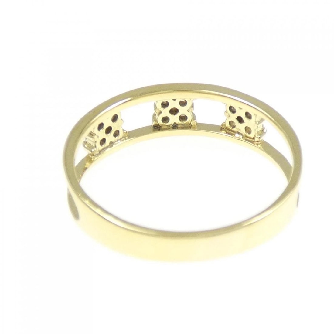 K18YG DIAMOND RING - 3