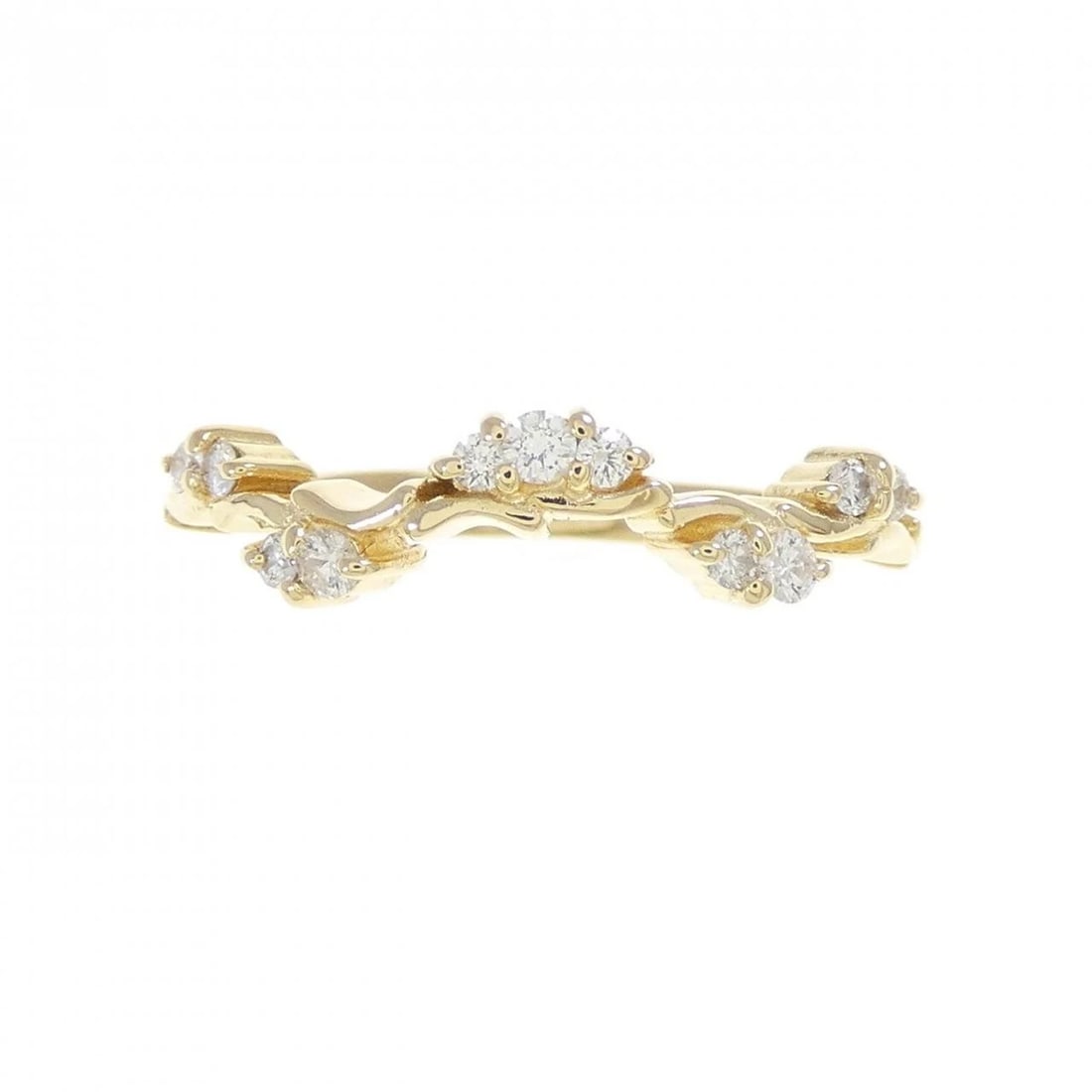 K18YG DIAMOND RING - 2