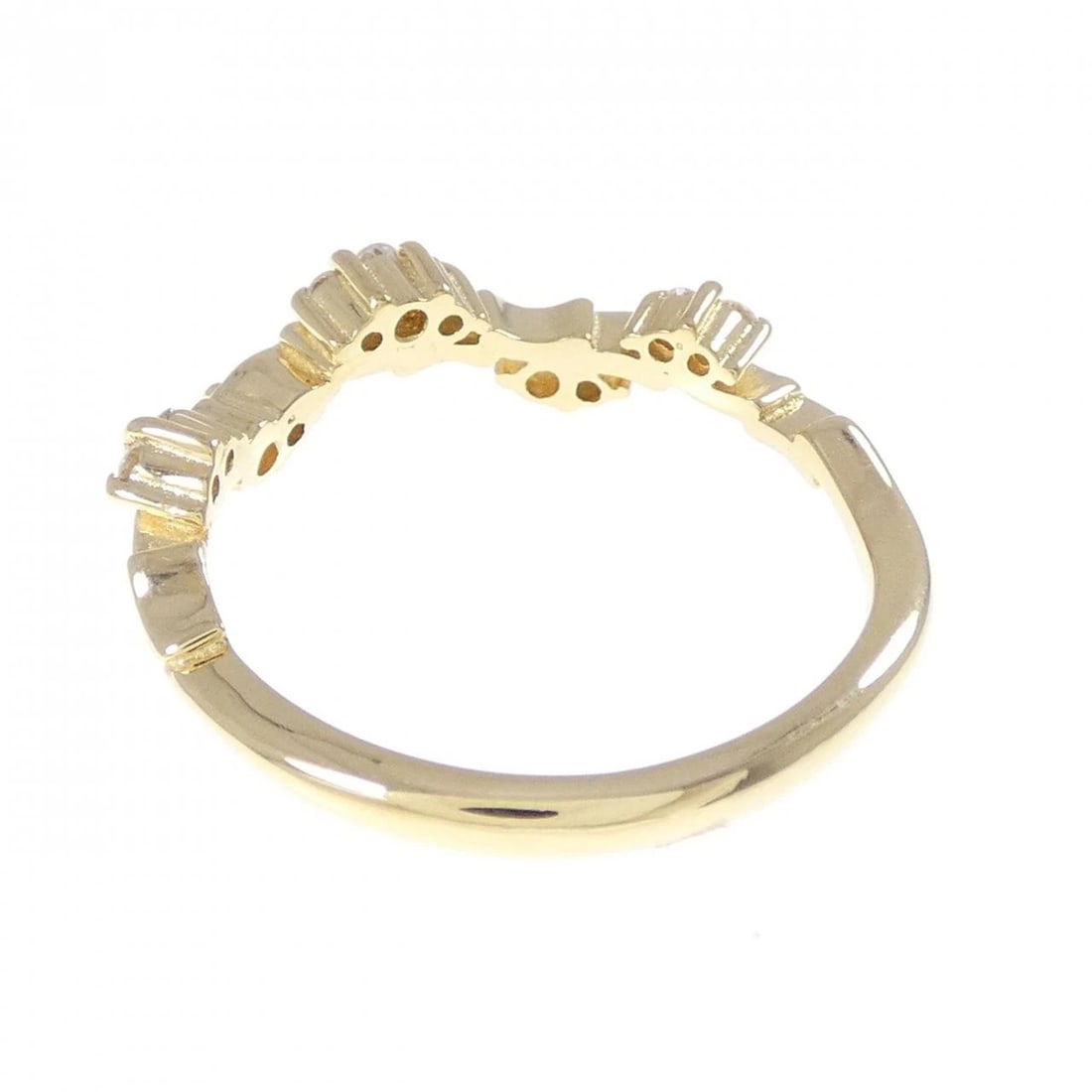 K18YG DIAMOND RING - 3