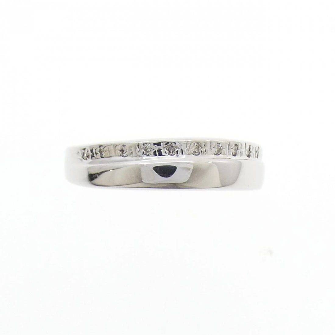 K18WG DIAMOND RING - 2