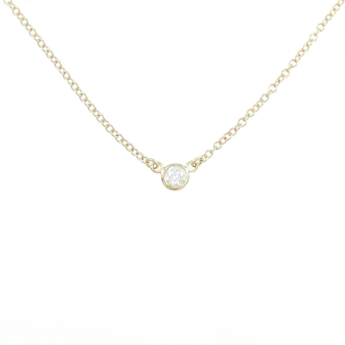 TIFFANY & CO. BY THE YARD NECKLACE: Tiffany & Co. By the Yard Necklace Brand: Tiffany Type: Necklace Material: 750 Yellow Gold, Main Stone/Creation Natural Color: yellow gold Size: 41cmActualSize Diameter: 3.4mm Chain Max. W: