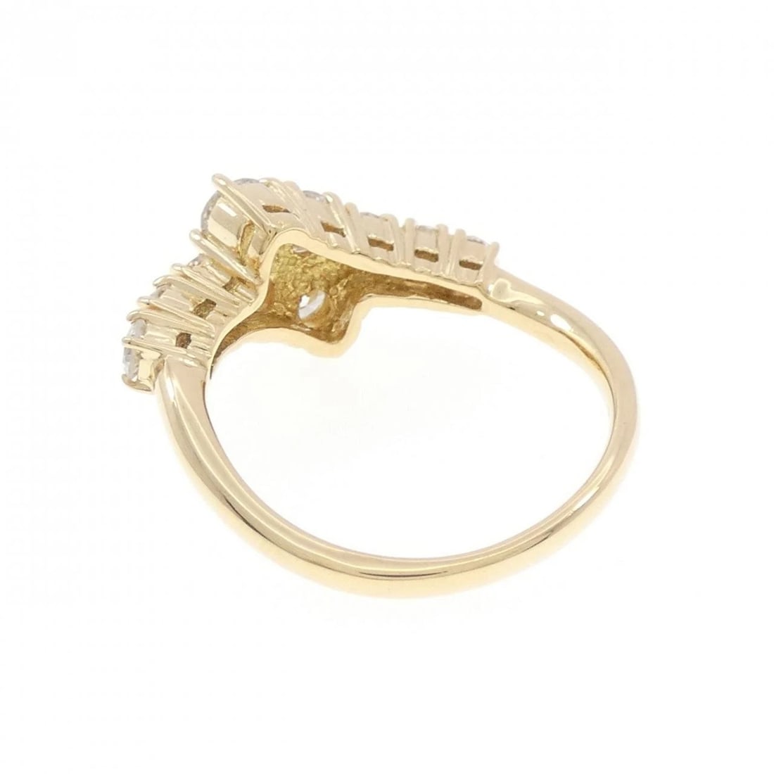 K18YG DIAMOND RING - 3