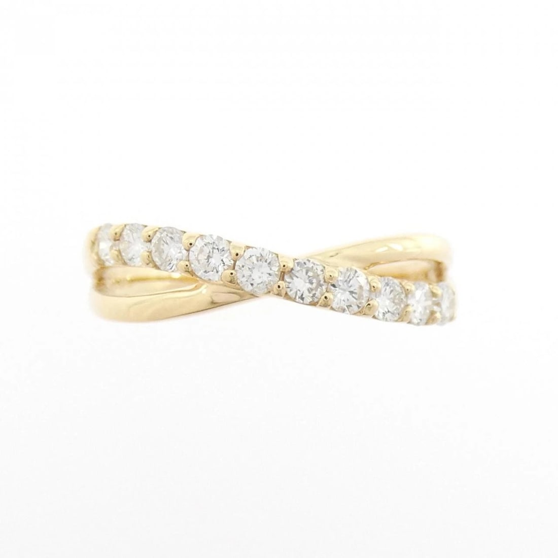 K18YG DIAMOND RING - 2