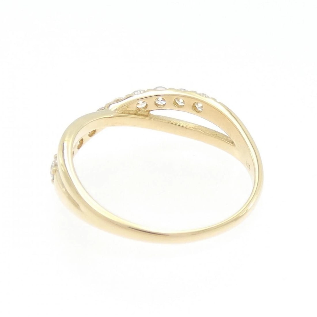 K18YG DIAMOND RING - 3