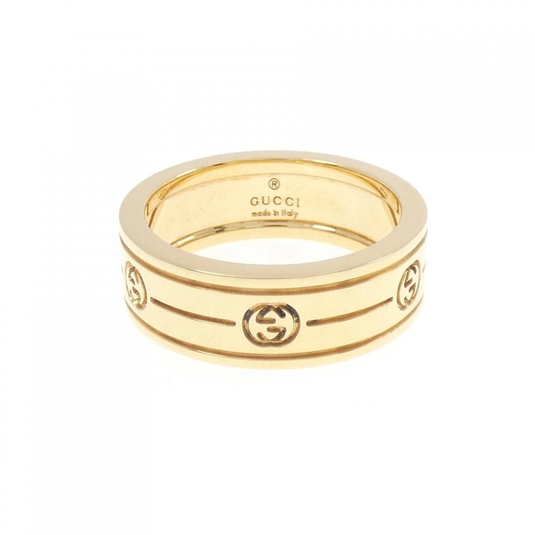 GUCCI 750YG RING - 2