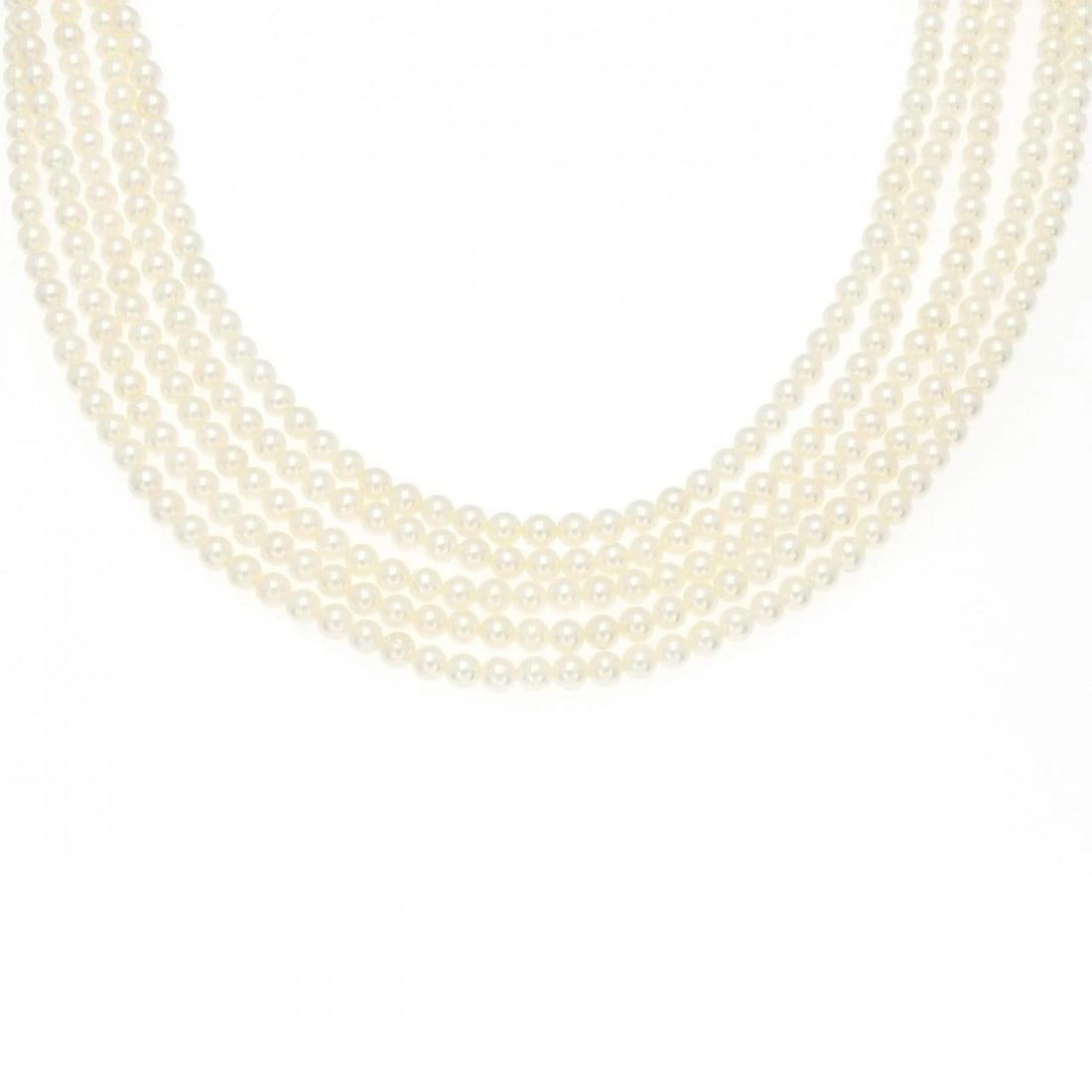 MIKIMOTO AKOYA PEARL NECKLACE: MIKIMOTO Akoya Pearl Necklace Brand: MIKIMOTO Type: Necklace Material: K18 Yellow Gold, Main Stone/Creation Akoya Pearl Color: Yellow Gold Size: 63cm, ActualSize Max W: 4.0mm Accessories: