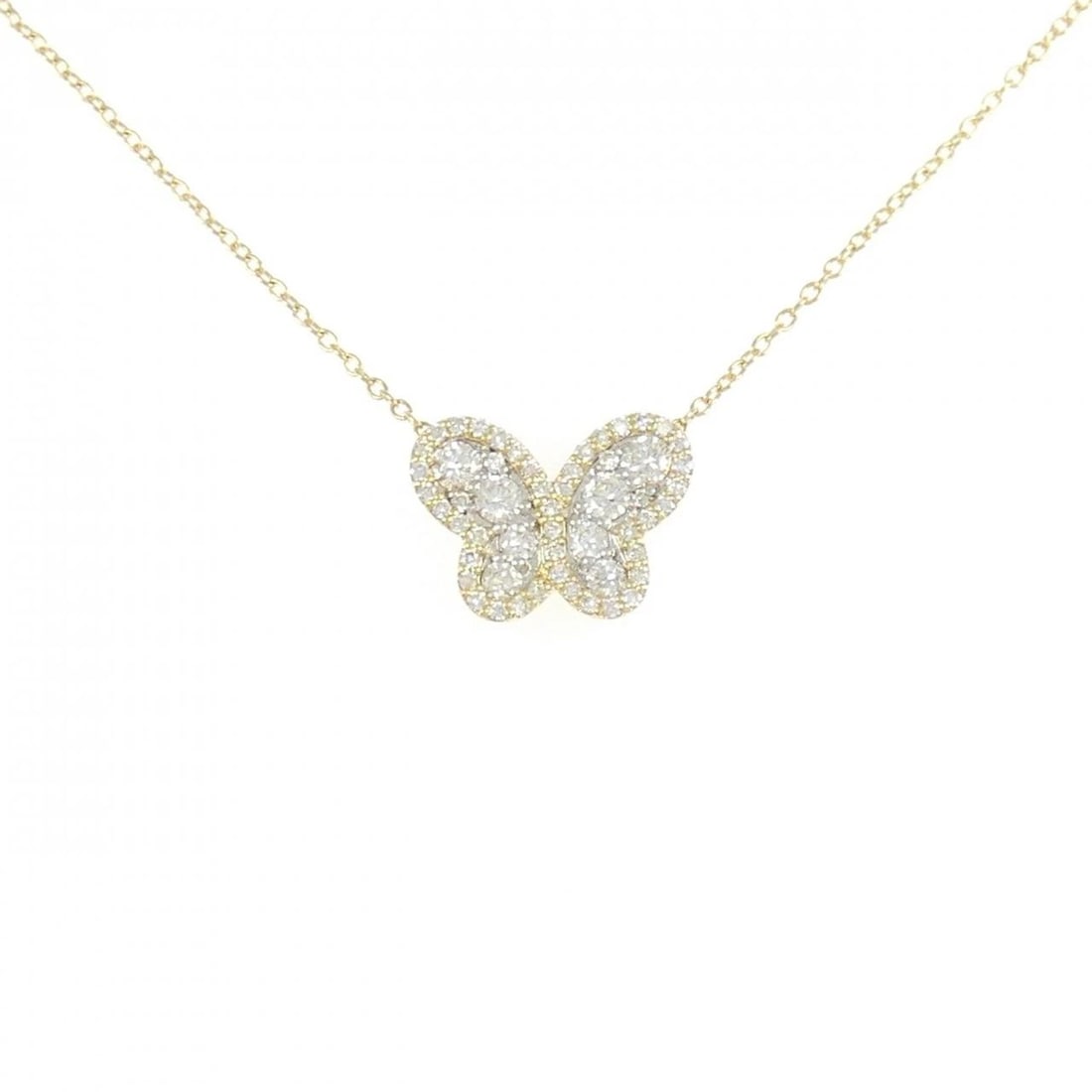 PONTE VECCHIO DIAMOND NECKLACE: Ponte Vecchio Diamond Necklace Brand: Ponte Vecchio Type: Necklace Material: K18 Yellow Gold K18 White Gold, Main Stone/Creation Natural Color: K18 Yellow Gold White Gold Size: ActualSize Pendant