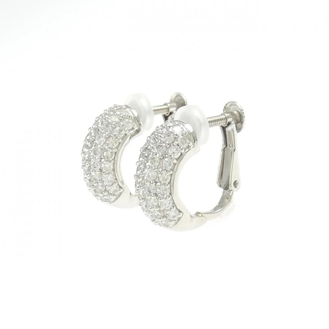 PT900 DIAMOND EARRINGS - 2