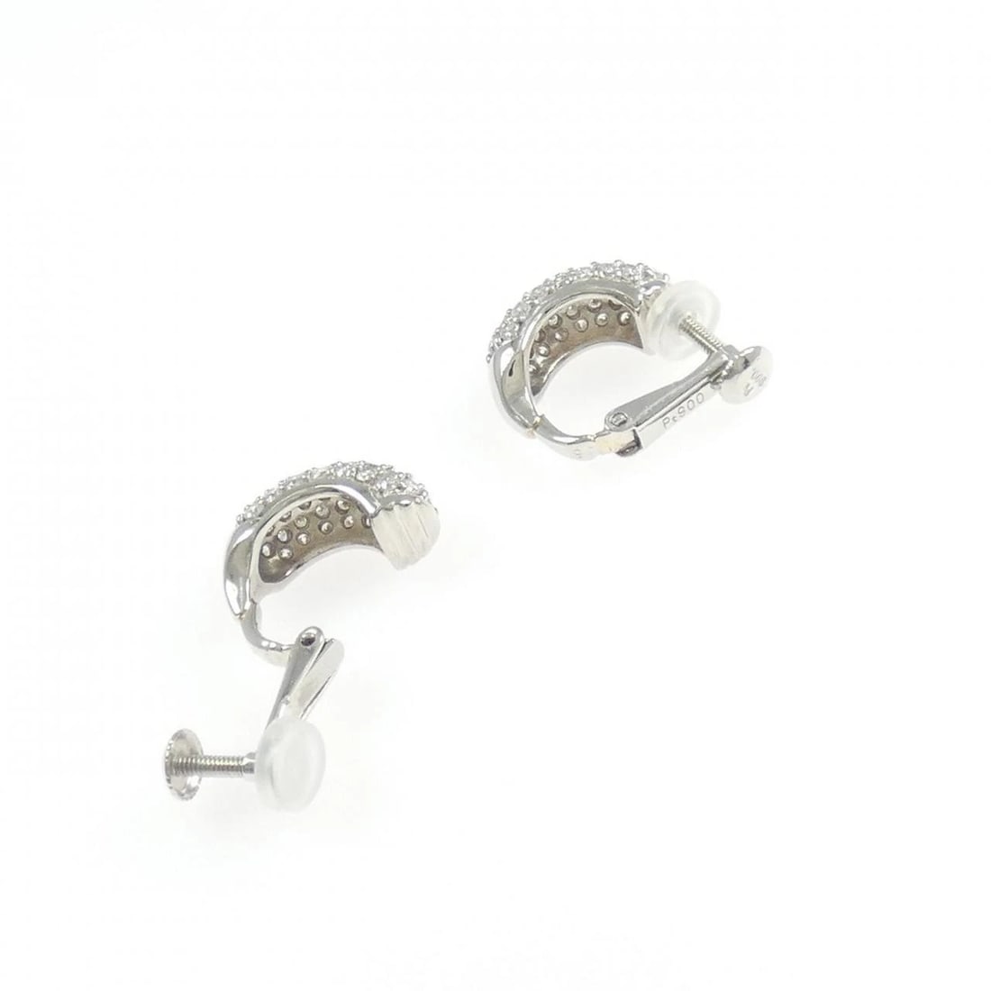 PT900 DIAMOND EARRINGS - 3
