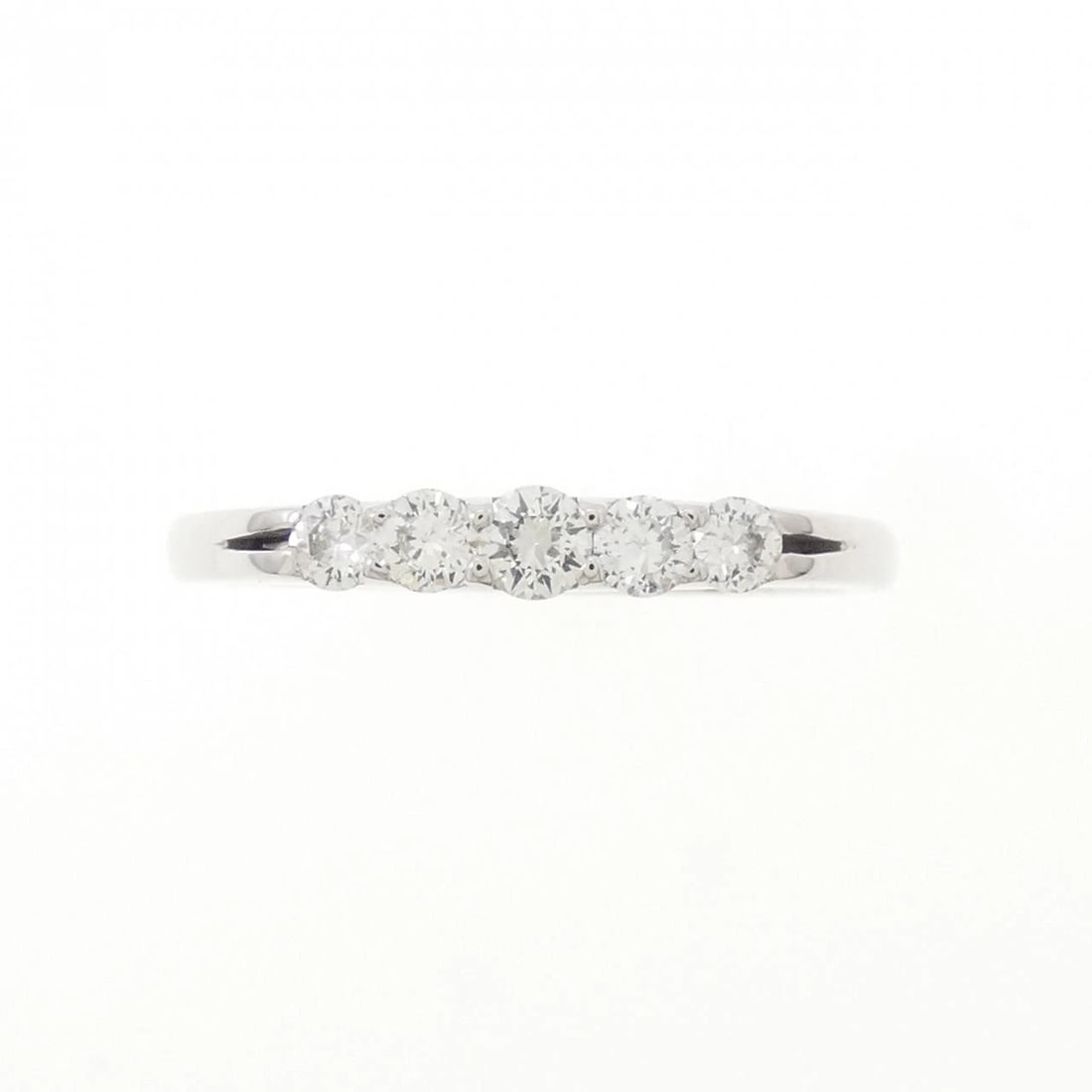K18WG DIAMOND RING - 2