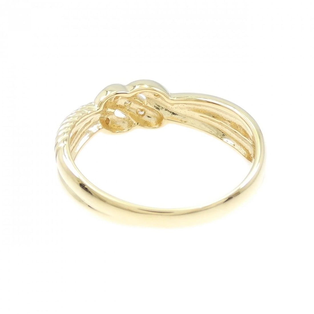 K18YG DIAMOND RING - 3