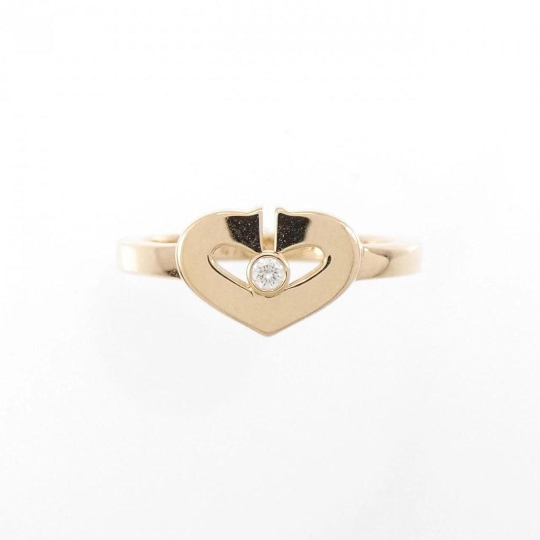 CARTIER C HEART SMALL RING - 2